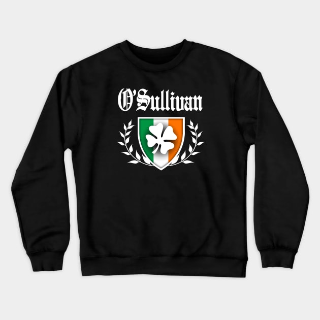 O'Sullivan Shamrock Crest Crewneck Sweatshirt by robotface